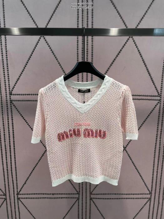 コピー ブランド 通販MIUMIU大人気セールお手軽な価格半袖Tシャツ_0_2