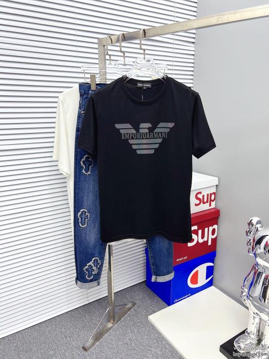 ブランド コピー 着払い半袖TシャツARMANI今流行超あたたかい_0_1