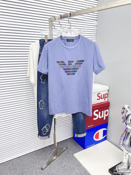 ブランド コピー 着払い半袖TシャツARMANI今流行超あたたかい_0_2