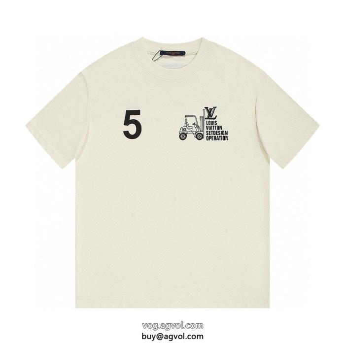 激安 通販 ブランド半袖Tシャツ今年らしい優秀アイテム完売必須LOUIS VUITTON_0_0
