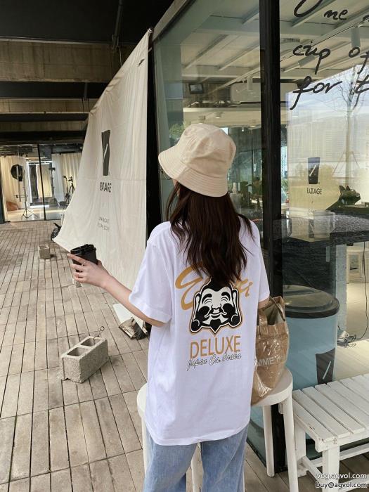 激安 ブランド半袖Tシャツシンプル使える柔らかい色調エヴィス_0_1