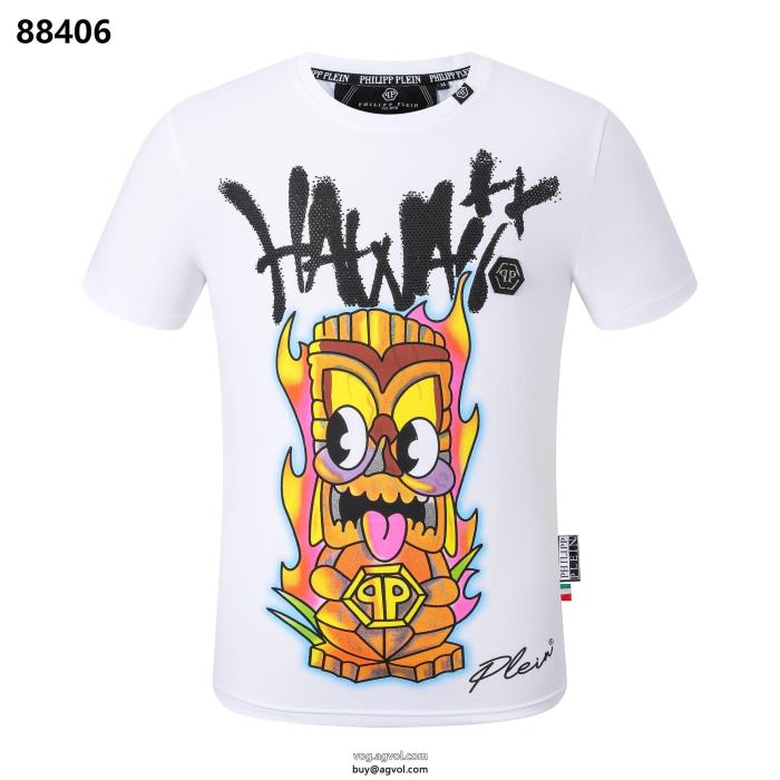 フィリッププレインブランド コピー  着まわしアクセント定番人気半袖Tシャツ_0_2