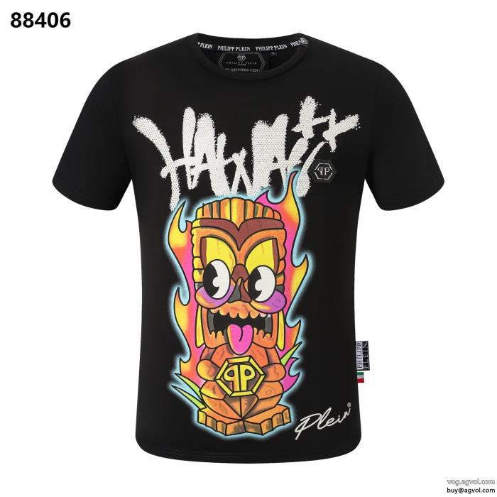 フィリッププレインブランド コピー  着まわしアクセント定番人気半袖Tシャツ_0_3
