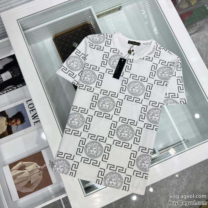 半袖Tシャツスーパー コピー ブランド 専門VERSACE爽やかマルチ個性的なデザイン_0_4