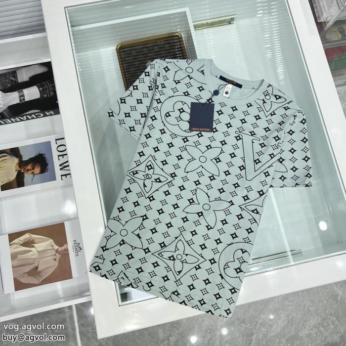 ブランド 品 コピー今年流大人っぽさきちんと感が抜群ルイ ヴィトン半袖Tシャツ_0_3