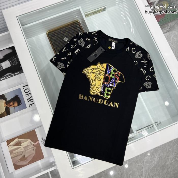 2023で人気の限定新作普段使いに最適の大人スタイルVERSACEブランド 激安 半袖Tシャツ_0_0