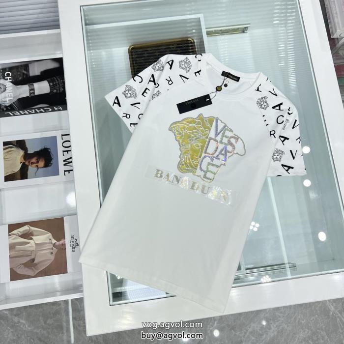 2023で人気の限定新作普段使いに最適の大人スタイルVERSACEブランド 激安 半袖Tシャツ_0_2