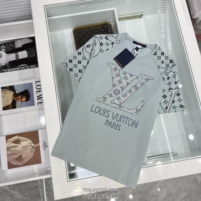 半袖Tシャツロゴが美しいきれいめな印象ルイ ヴィトン激安 通販 専門_0_0