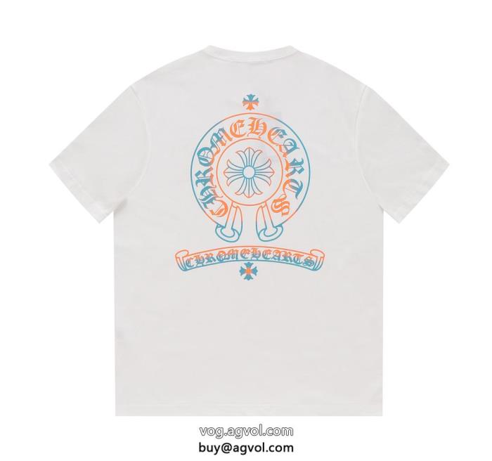 クロムハーツ半袖Tシャツ絶妙な抜け感海外大人気アイテムブランド 品 コピー_0_2