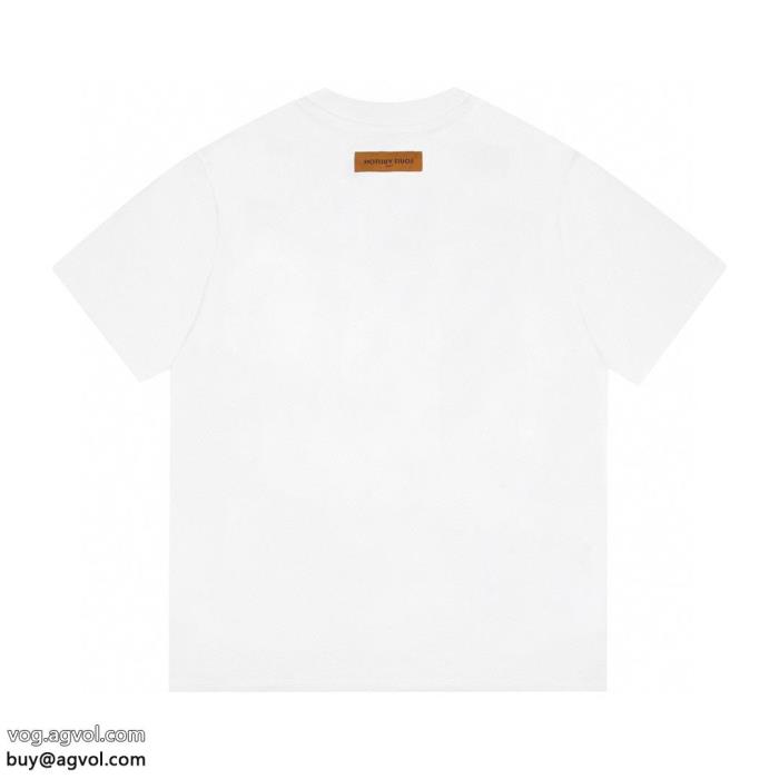 日本未上陸のブランドスタイリッシュLOUIS VUITTON半袖Tシャツ偽 ブランド 購入_0_0