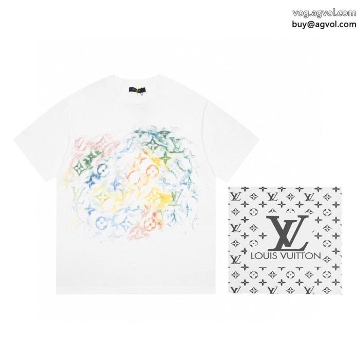 日本未上陸のブランドスタイリッシュLOUIS VUITTON半袖Tシャツ偽 ブランド 購入_0_1