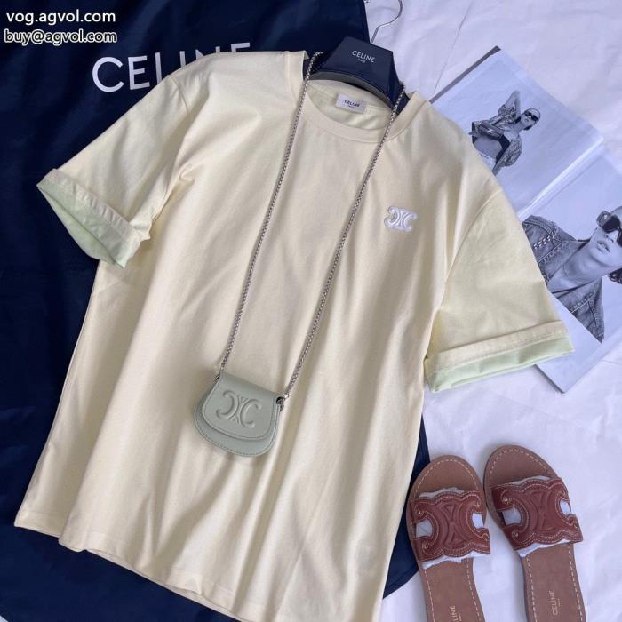 着心地良く昨年も人気のアイテム新品セリーヌコピー 品 販売半袖Tシャツ_0_3