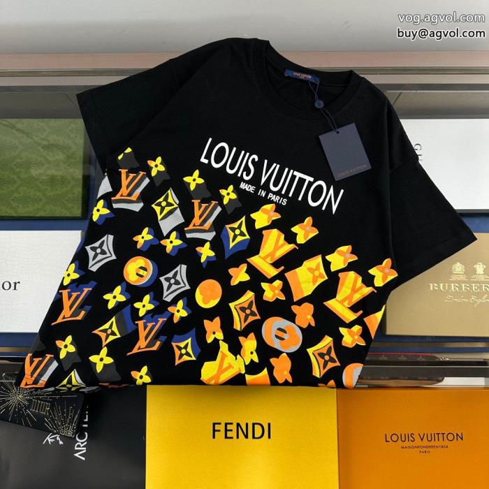 激安 通販 専門半袖TシャツLOUIS VUITTON新しい斬新なスタイル男女共用_0_1