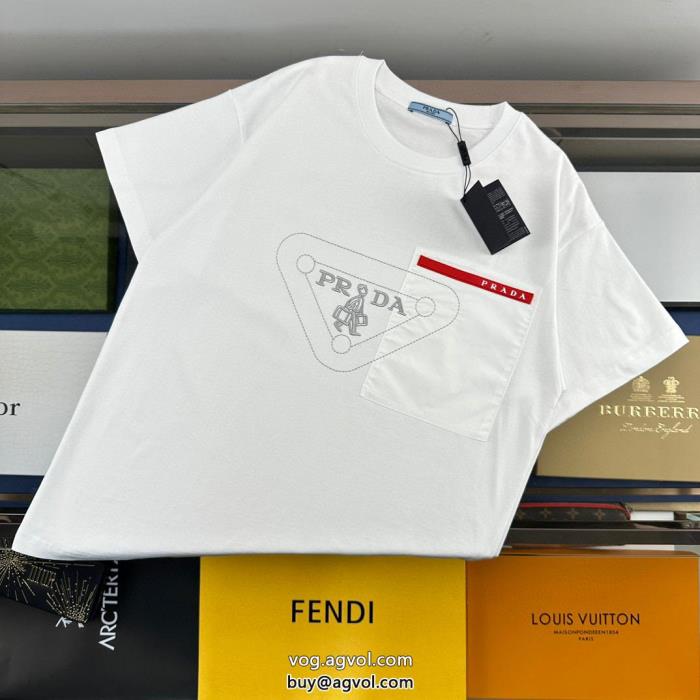 半袖TシャツPRADAコピー ブランドギフト最適期間限定魅力が光る_0_0