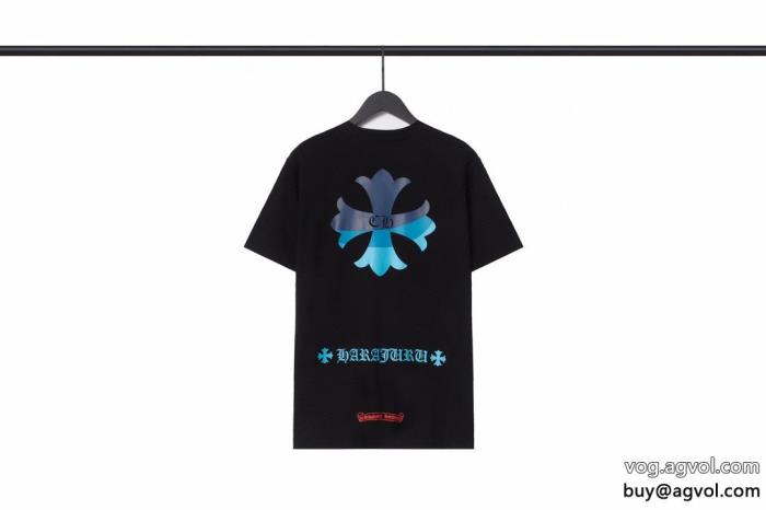 クロムハーツ気分が上がるきれいめな印象で着こなし激安 ブランド 通販半袖Tシャツ_0_1