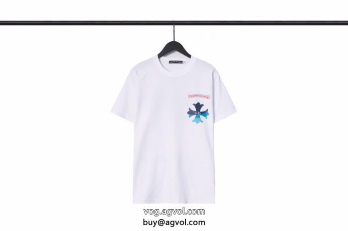 クロムハーツ気分が上がるきれいめな印象で着こなし激安 ブランド 通販半袖Tシャツ_0_0