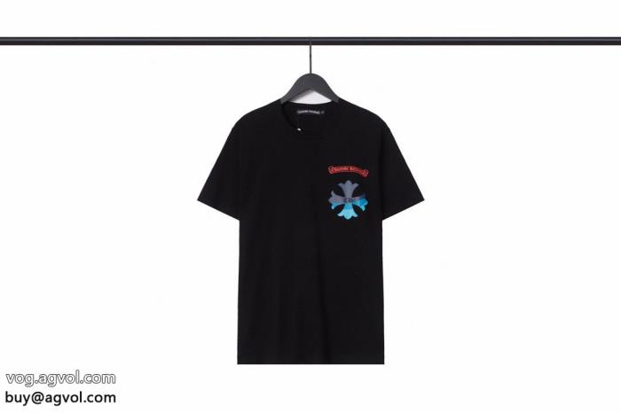 クロムハーツ気分が上がるきれいめな印象で着こなし激安 ブランド 通販半袖Tシャツ_0_4