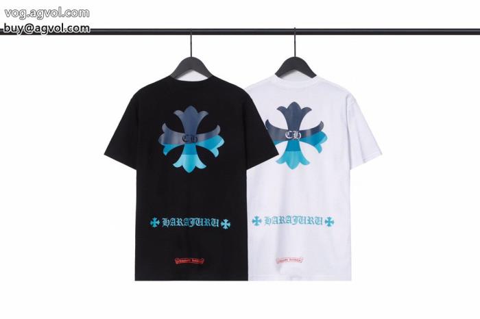 クロムハーツ気分が上がるきれいめな印象で着こなし激安 ブランド 通販半袖Tシャツ_0_3