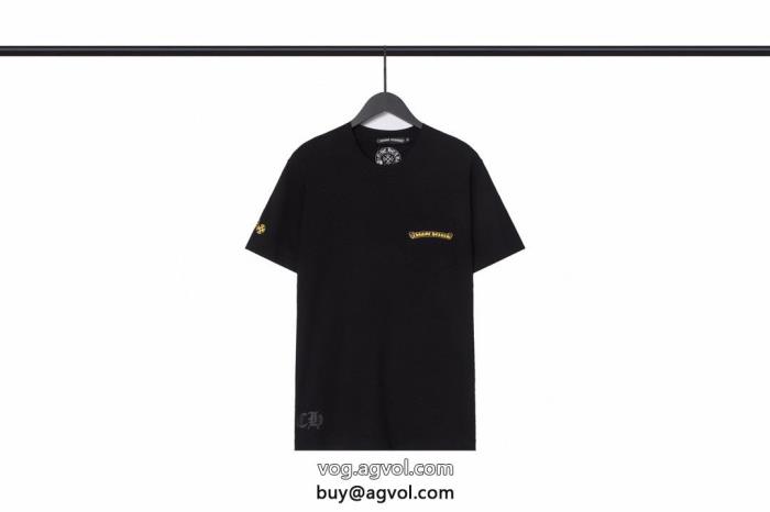 期待値も高いアイテム夏の買い必須！半袖TシャツCHROME HEARTSコピー ブランド 販売_0_0