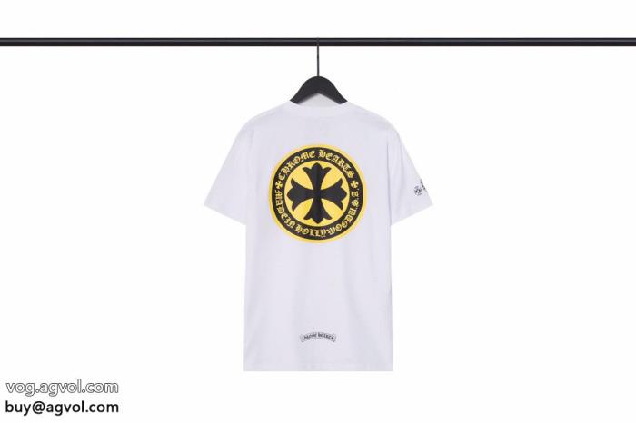 期待値も高いアイテム夏の買い必須！半袖TシャツCHROME HEARTSコピー ブランド 販売_0_2