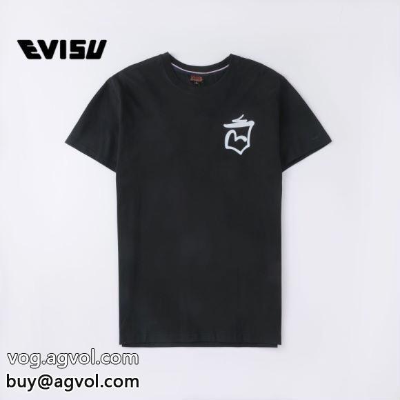 半袖Tシャツ大人の色味モード感の高い2023のスタイルEVISUブランド コピー  _0_2
