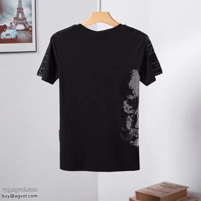 スーパー コピー どこで 買えるPHILIPP PLEIN半袖Tシャツオシャレな印象にクラシカルな雰囲気_0_1
