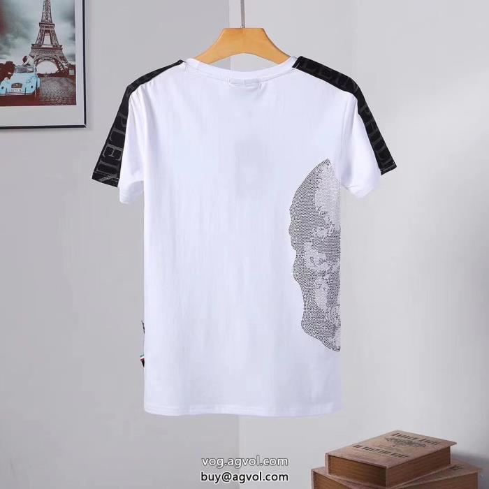 スーパー コピー どこで 買えるPHILIPP PLEIN半袖Tシャツオシャレな印象にクラシカルな雰囲気_0_4