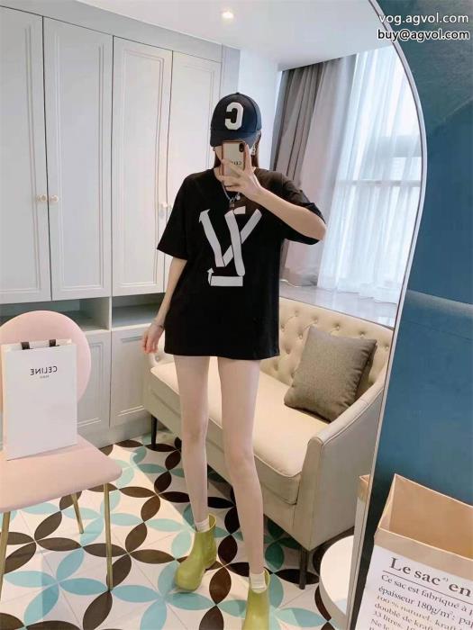 コピー 品 販売半袖Tシャツ夏に最強アイテム夏に通勤などに大活躍ルイ ヴィトン_0_2