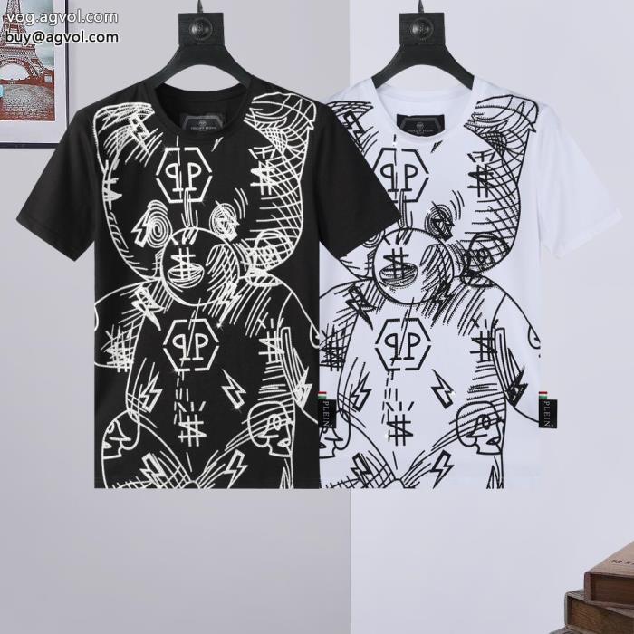 半袖TシャツPHILIPP PLEIN抜け感を出す完売必須偽 ブランド 通販_0_0