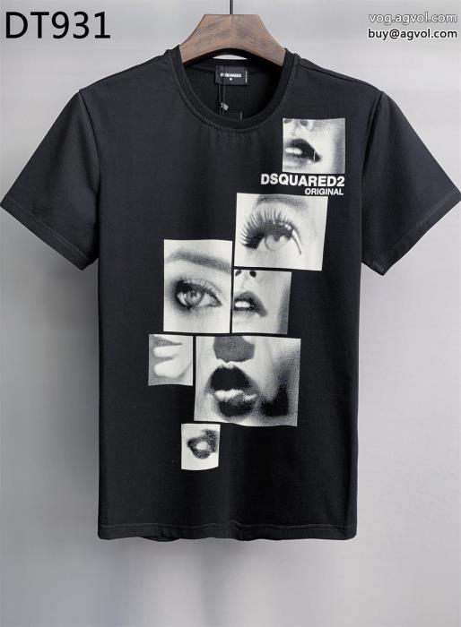 偽 ブランド 通販半袖Tシャツきれいめな印象引き続き人気のアイテムディースクエアード_0_0