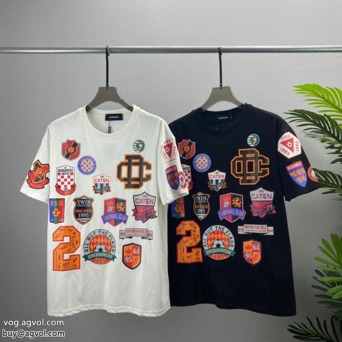 DSQUARED2最新☆大人気☆話題沸騰今季はトップスにおすすめブランド コピー  半袖Tシャツ_0_0