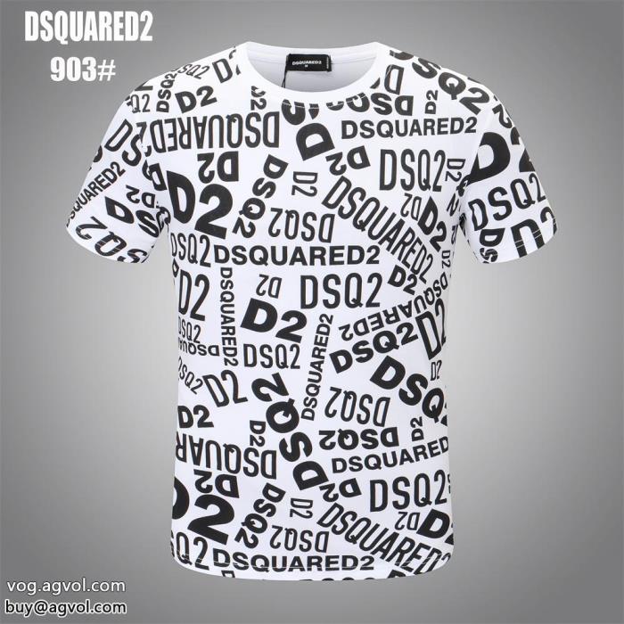 ディースクエアードスーパー コピー 品半袖Tシャツ必需品ゆったりシルエット_0_2