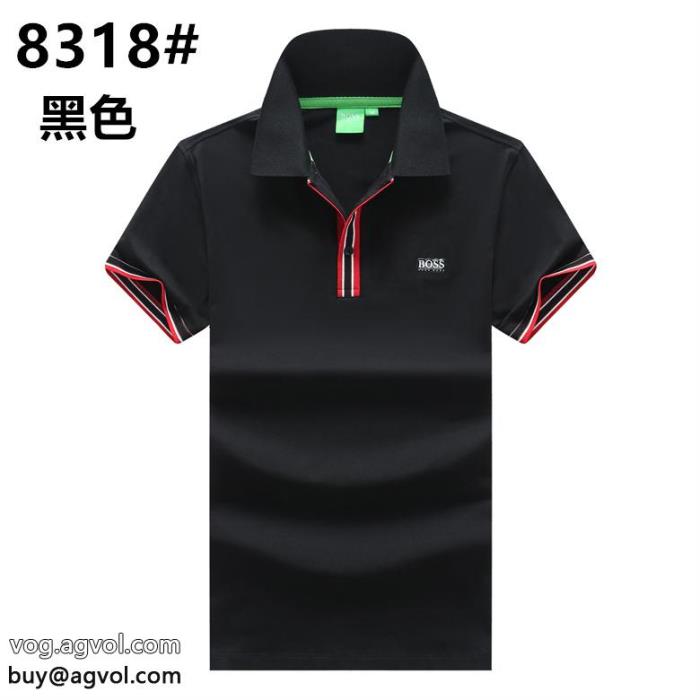 HUGO BOSSコーデの主役高級感のあるデザインブランド コピー 販売半袖Tシャツ_0_0