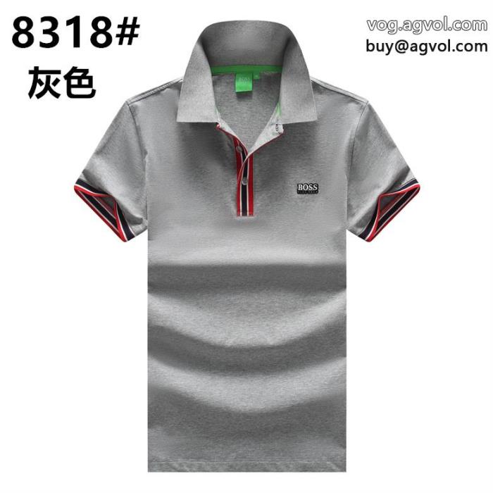 HUGO BOSSコーデの主役高級感のあるデザインブランド コピー 販売半袖Tシャツ_0_3
