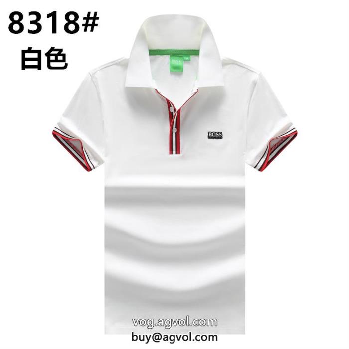 HUGO BOSSコーデの主役高級感のあるデザインブランド コピー 販売半袖Tシャツ_0_2