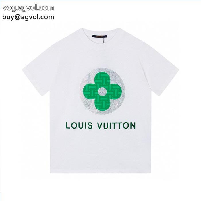 半袖Tシャツブランド 激安 スタイリッシュなデザイン今季はファション感漂うLOUIS VUITTON_0_1