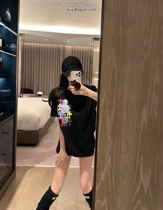 偽物 ブランド 販売2023限定新作カジュアルスタイルを軽快に半袖TシャツCHROME HEARTS_0_0