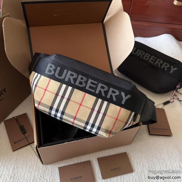 残りサイズわずかスタイルアップ効果ブランド コピー 品BURBERRYウエストポーチ_0_2