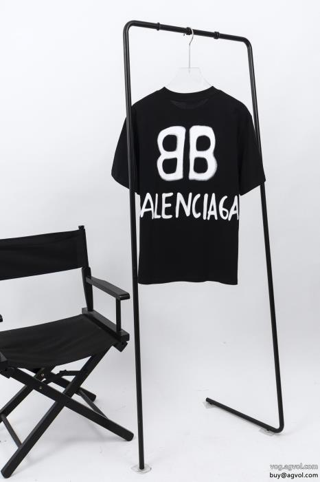 balenciaga素敵な夏の定番アイテム数量限定奇跡の入荷半袖Tシャツブランド スーパー コピー_0_1
