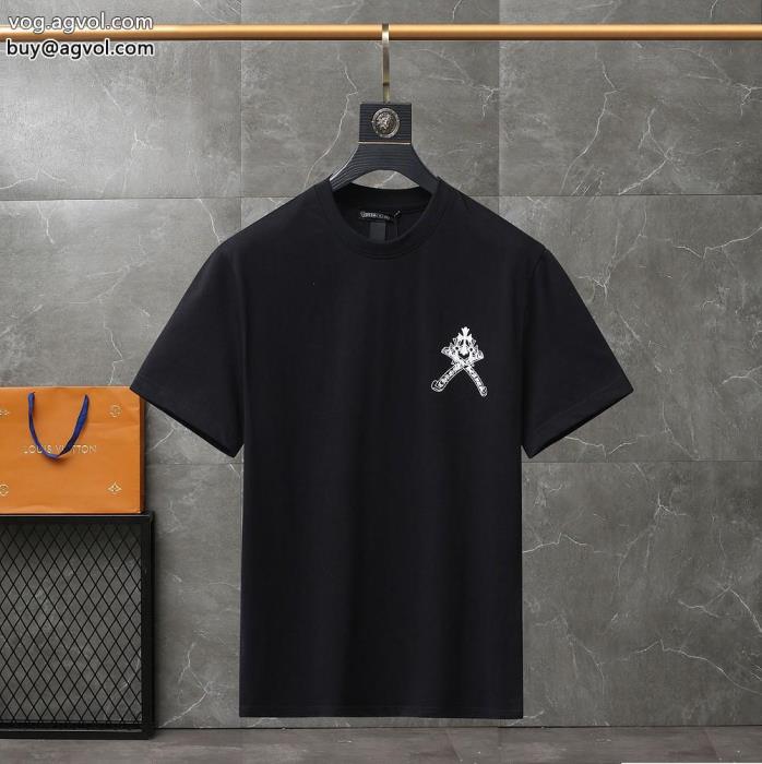 夏の必須アイテムを最新で男女兼用にもお勧めクロムハーツ半袖Tシャツコピー 商品 ブランド_0_0