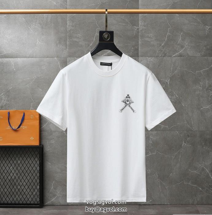 夏の必須アイテムを最新で男女兼用にもお勧めクロムハーツ半袖Tシャツコピー 商品 ブランド_0_2