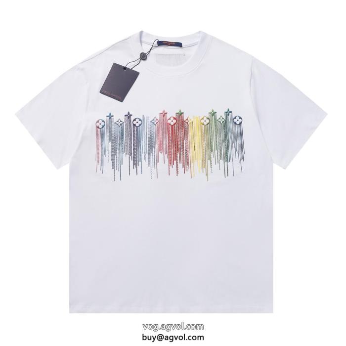 LOUIS VUITTONファッションの最先端！存在感のある半袖Tシャツ激安 ブランド 通販_0_0
