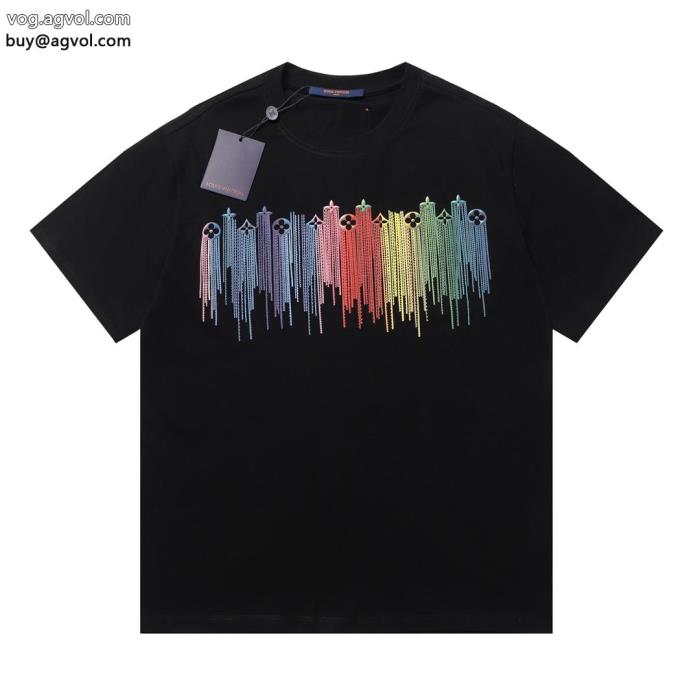 LOUIS VUITTONファッションの最先端！存在感のある半袖Tシャツ激安 ブランド 通販_0_2