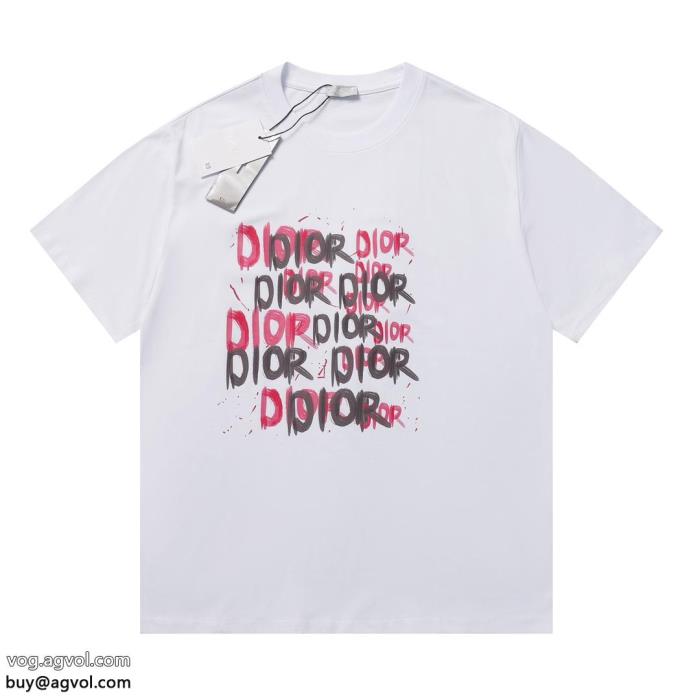 華やかな印象きちんと感が強いブランド コピー 激安半袖TシャツDIOR_0_0