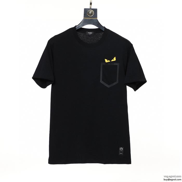 FENDI大人レディなシルエット高級感が溢れたブランド スーパー コピー 舗半袖Tシャツ_0_0