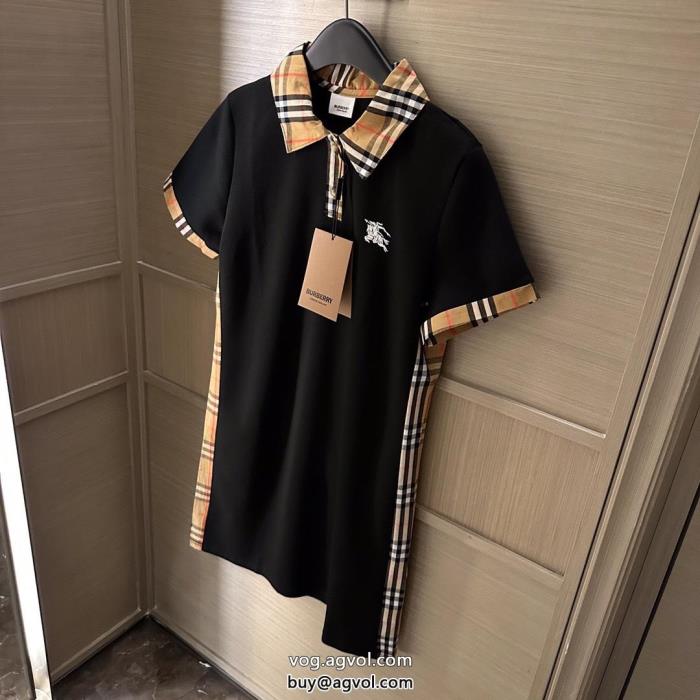 スーパー コピー  BURBERRY都会的な印象のスタイル大胆なカジュアルダウンワンピース_0_0