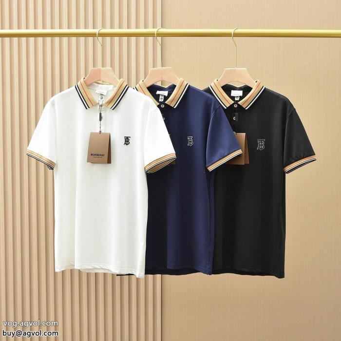 コピー ブランド 販売バーバリー半袖シャツロゴが美しい今年らしい着こなし_0_0