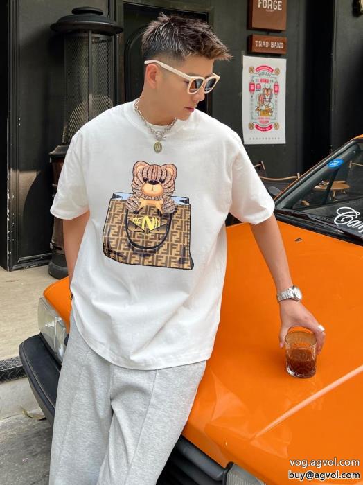 FENDIVIPセールでお得足下注目してくれるスーパー コピー ブランド半袖Tシャツ_0_4