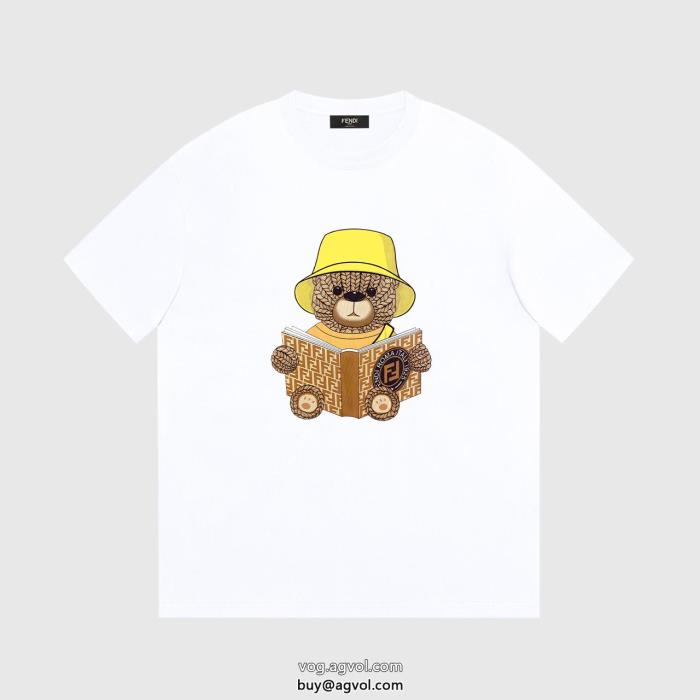 偽物 ブランド 激安上質感実用的ながら手頃な価格半袖TシャツFENDI_0_1