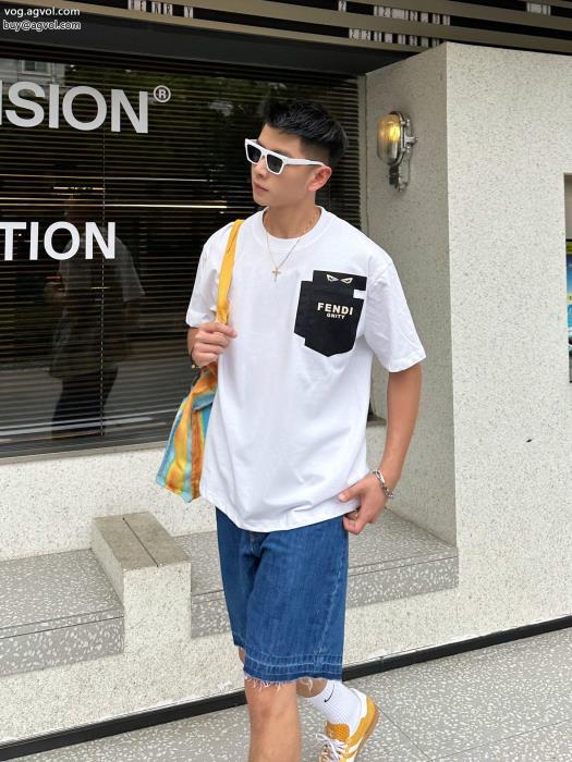 半袖Tシャツコピー ブランド 通販 安心FENDI23AWの最新アイテム即完売_1_0